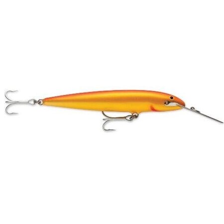 Rapala Countdown Magnum Lure, 7, 2 38 Oz, Gold Fluorescent Red, Sinking CDMAG18GFR